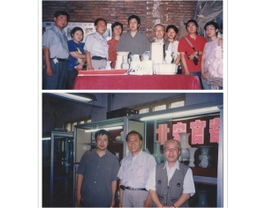 2002清华大学教授协同日本学者及日韩学生来何氏官瓷参观学习
